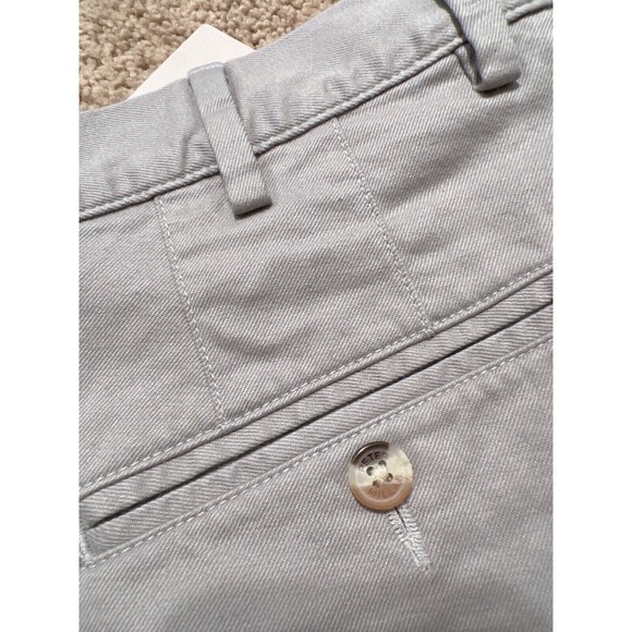 Peter Millar Crown Chino Golf Pants Size 32 Grey Pockets Cotton Blend $175 NWT - Picture 6 of 8